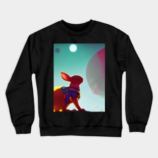 Bunnies in Space Crewneck Sweatshirt